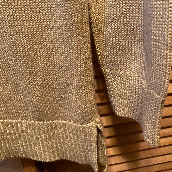 Apt. 9 Tan/Camel Crewneck Tunic Sweater with Detachable Infinity Scarf - Picture 11 of 13